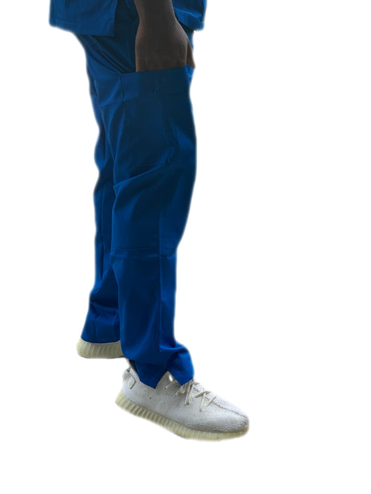 Man wearing scrub pants